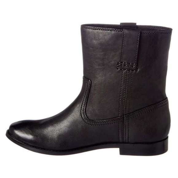 Shoes - Frye Classic Black Women's Mid-Calf Leather Anna Boots 8.5